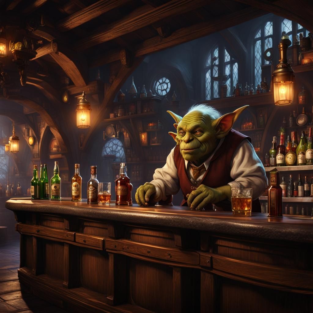 Bar Goblin = Barblin  by @Mongoose