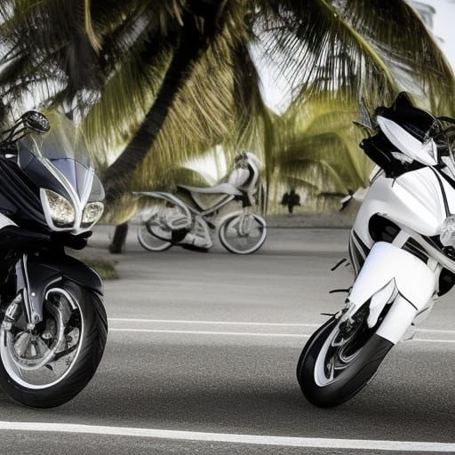 Ein Piaggio Mofa