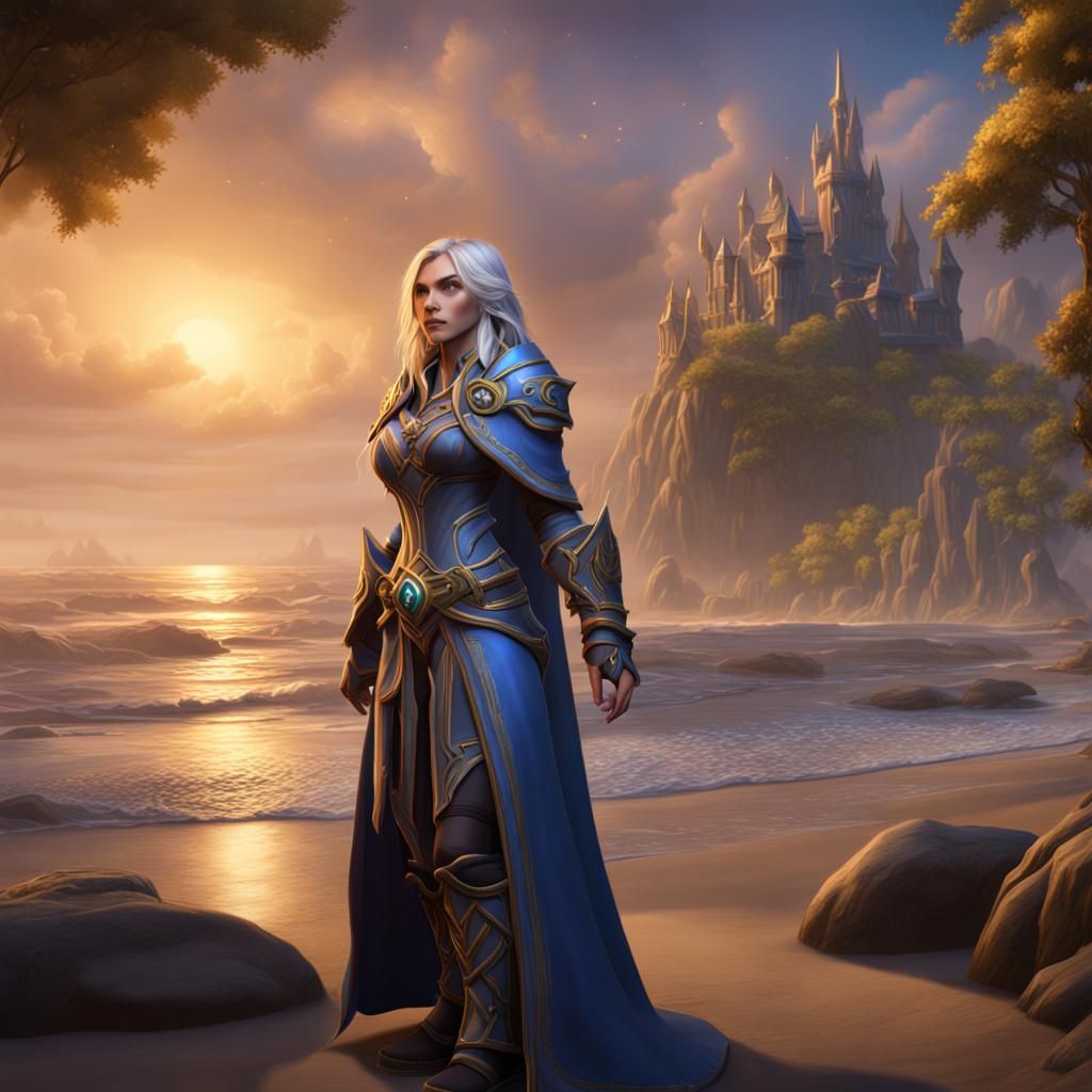 World of Warcraft, Jaina Proudmoore - AI Generated Artwork - NightCafe  Creator