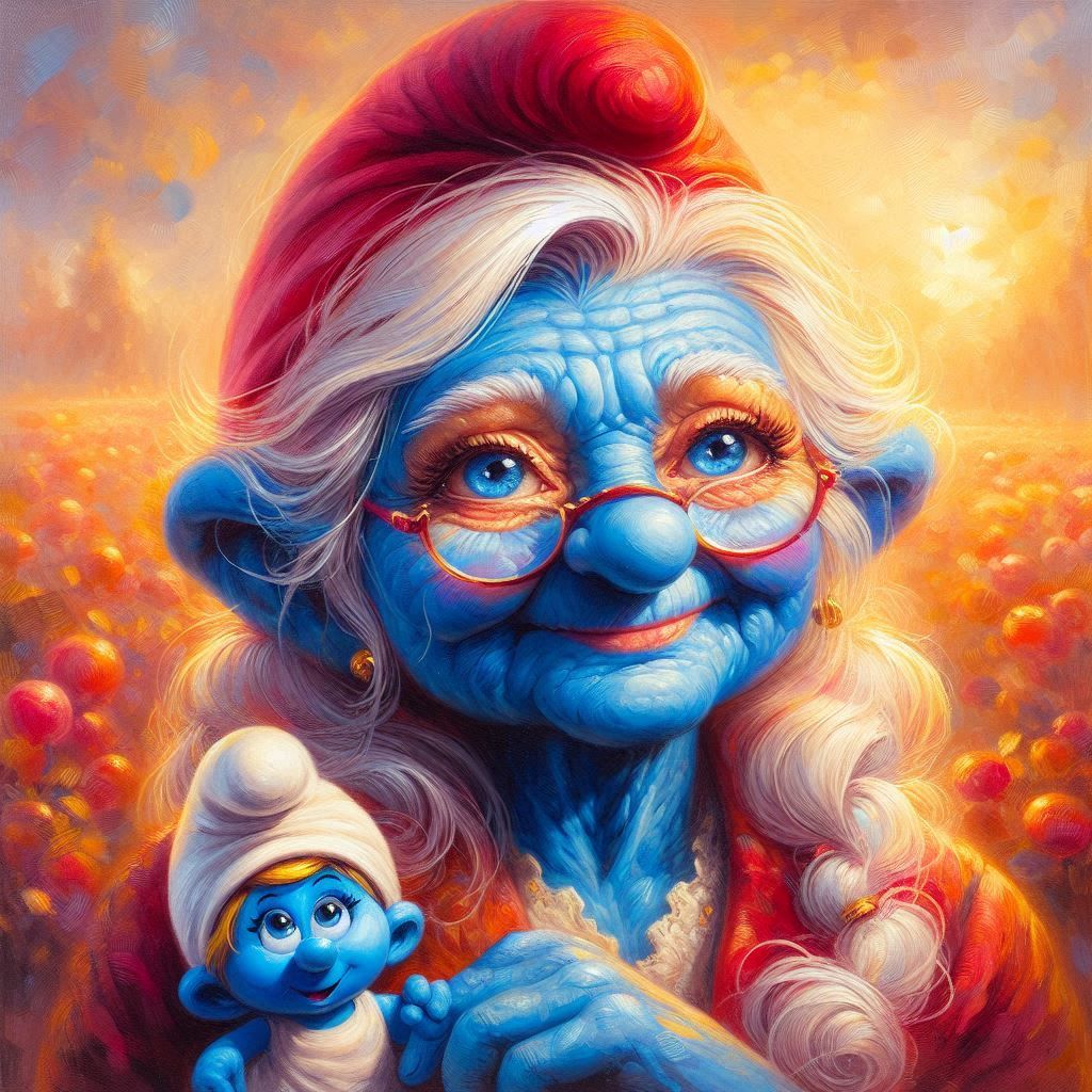 Grandma Smurfette