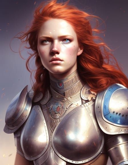 Warrior girl  by @Jedi