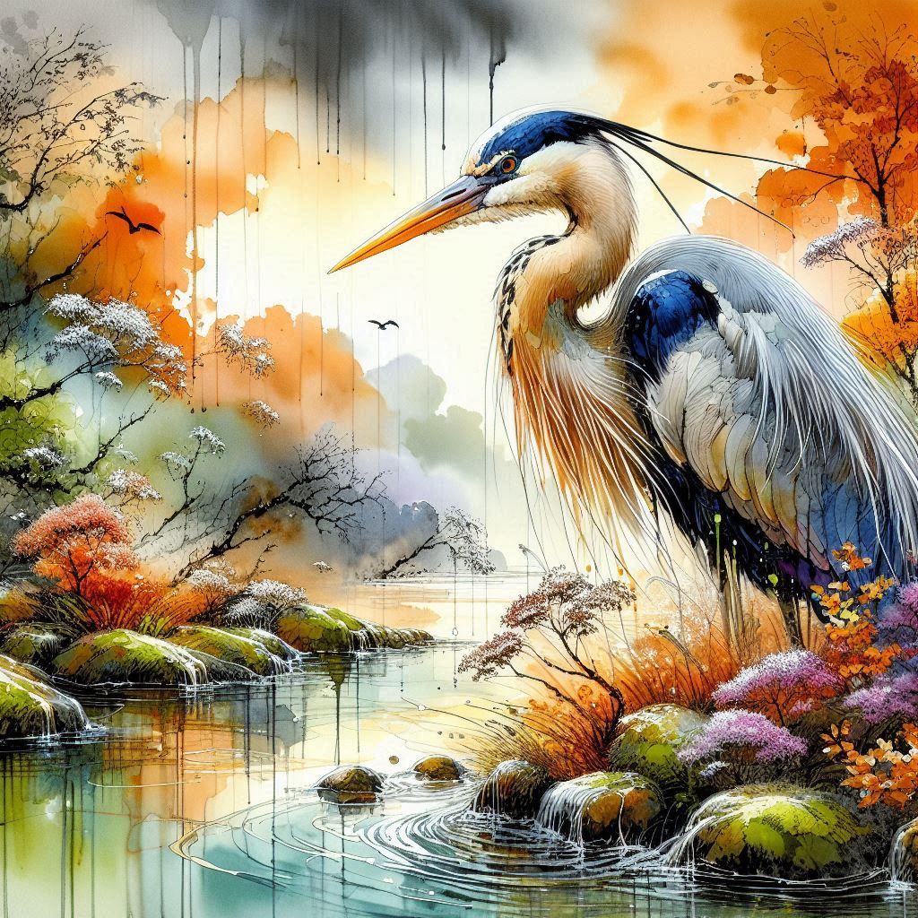 The egret inspirated by Locutus