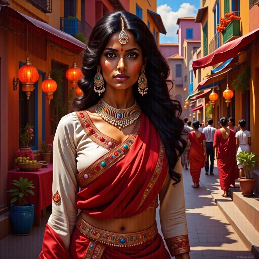 <lora:IndianWomanFx:1.0> 