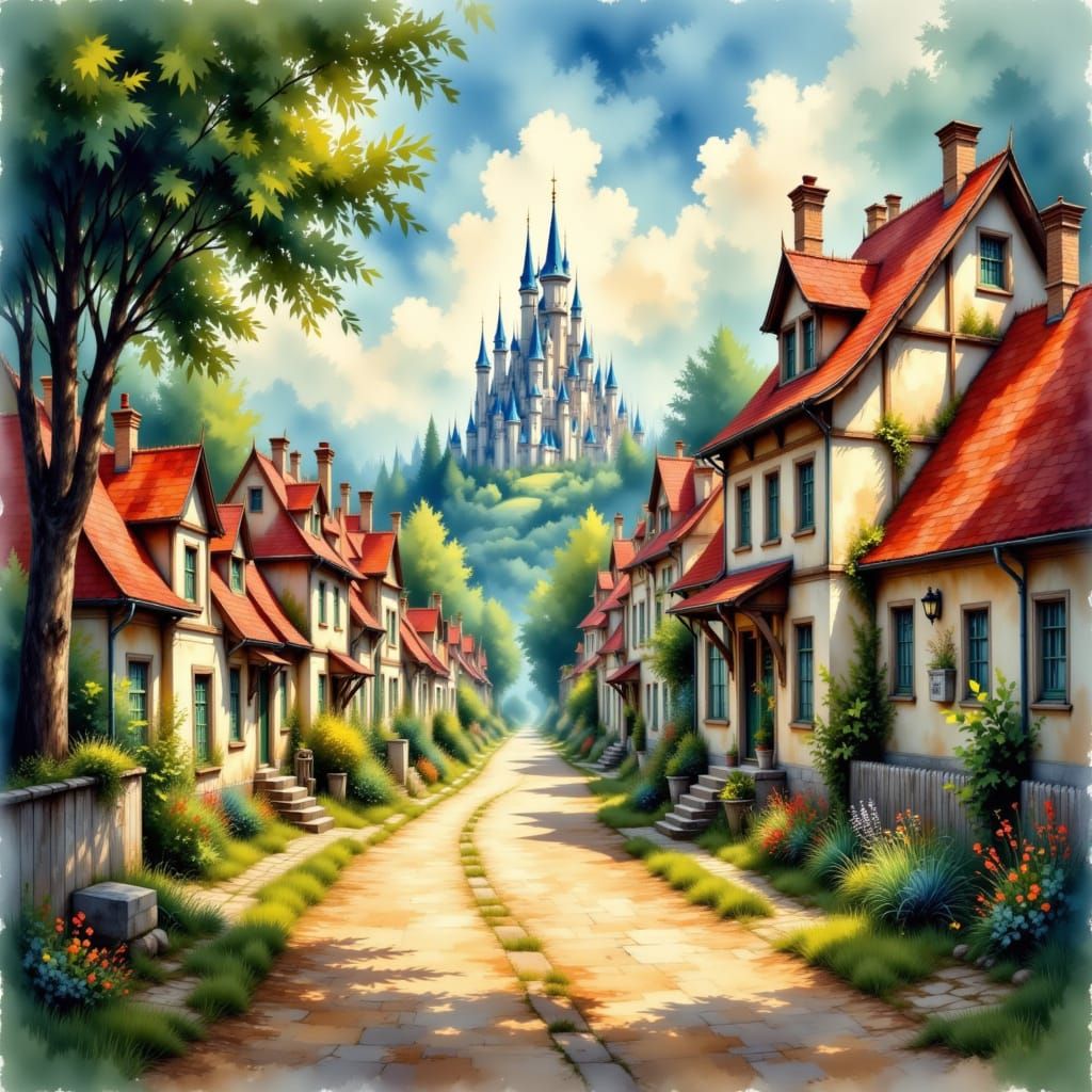 Dreamy in oil paints