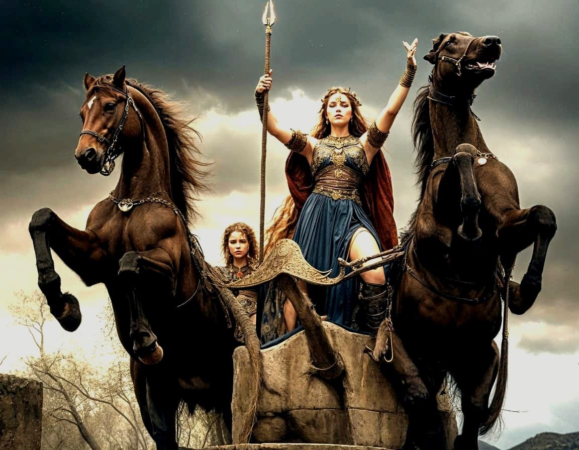 Celtic warrior Queen Boudica