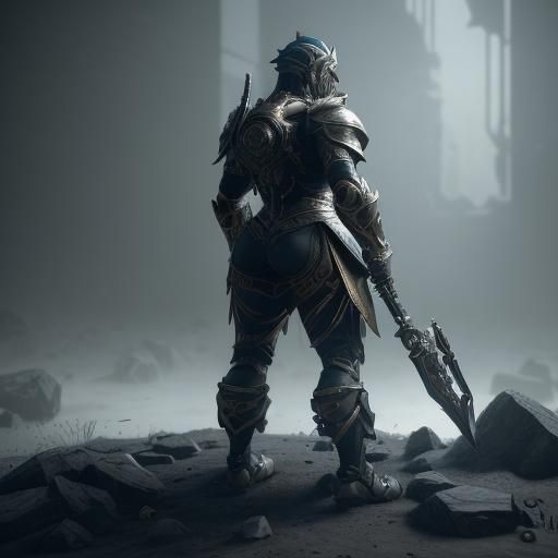 Epic Cosmic Battle Scene in 3D Game Style