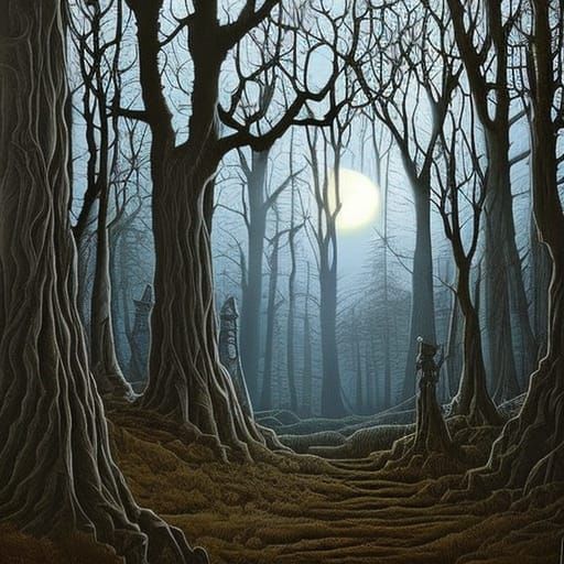 Spooky Forest!  by @Jen C