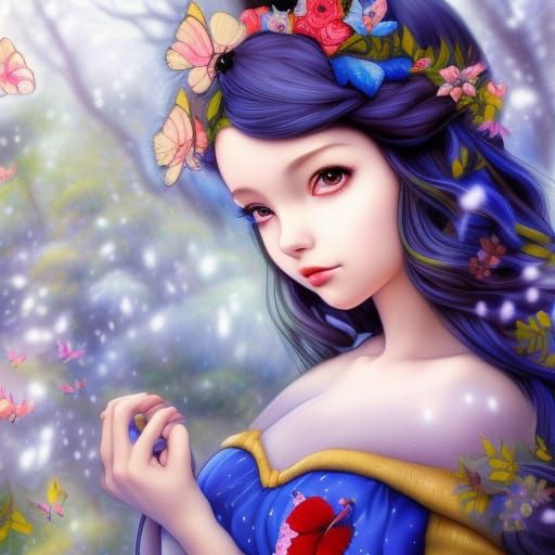 Snow White - AI Generated Artwork - NightCafe Creator