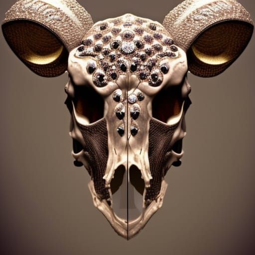 Precious animal skull