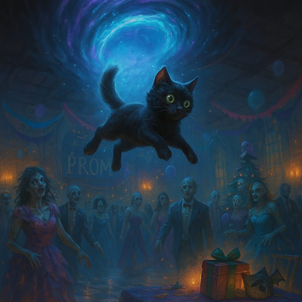 Albus drops into the party