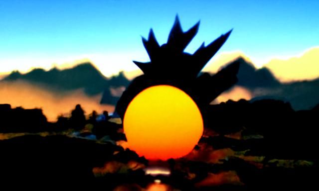 Cinematic sun rise