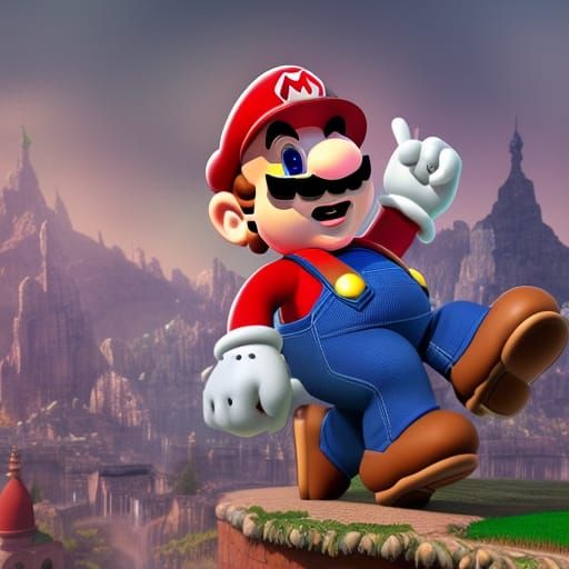 mario after drinking mcdonalds fries