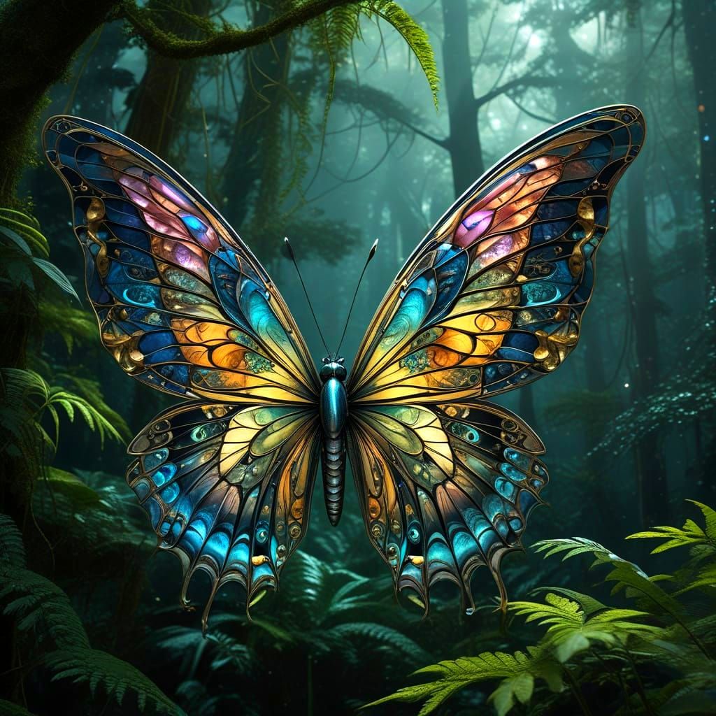 Fractal butterfly  by @Babel