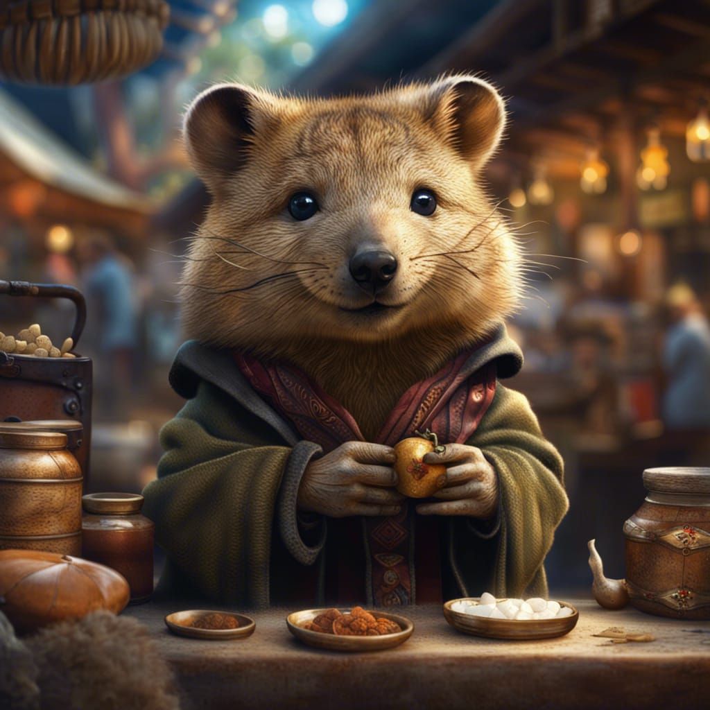 cute quokka vendor  by @annlorem