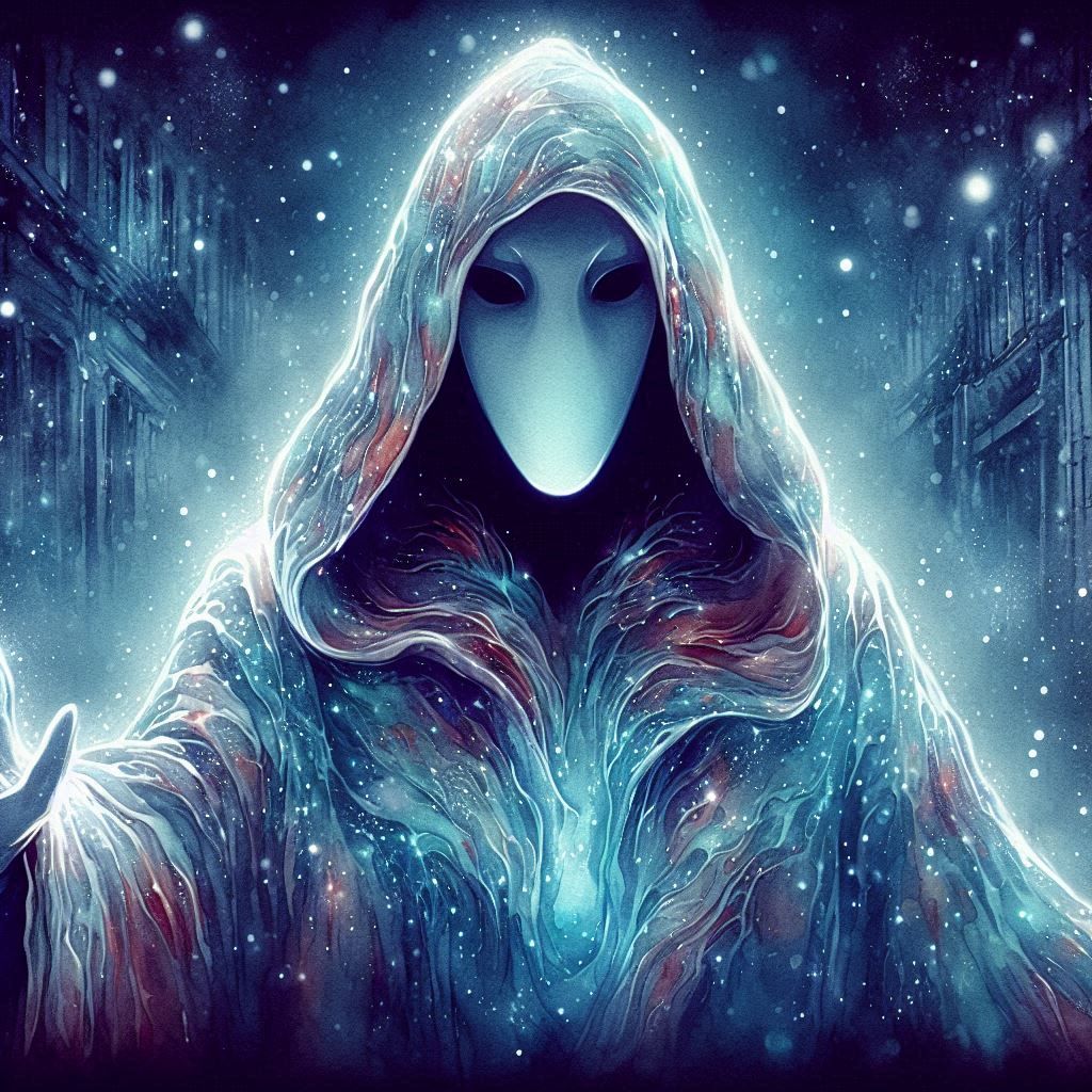 double exposure beautiful fantasy DALL-E 3 portrait landscape..