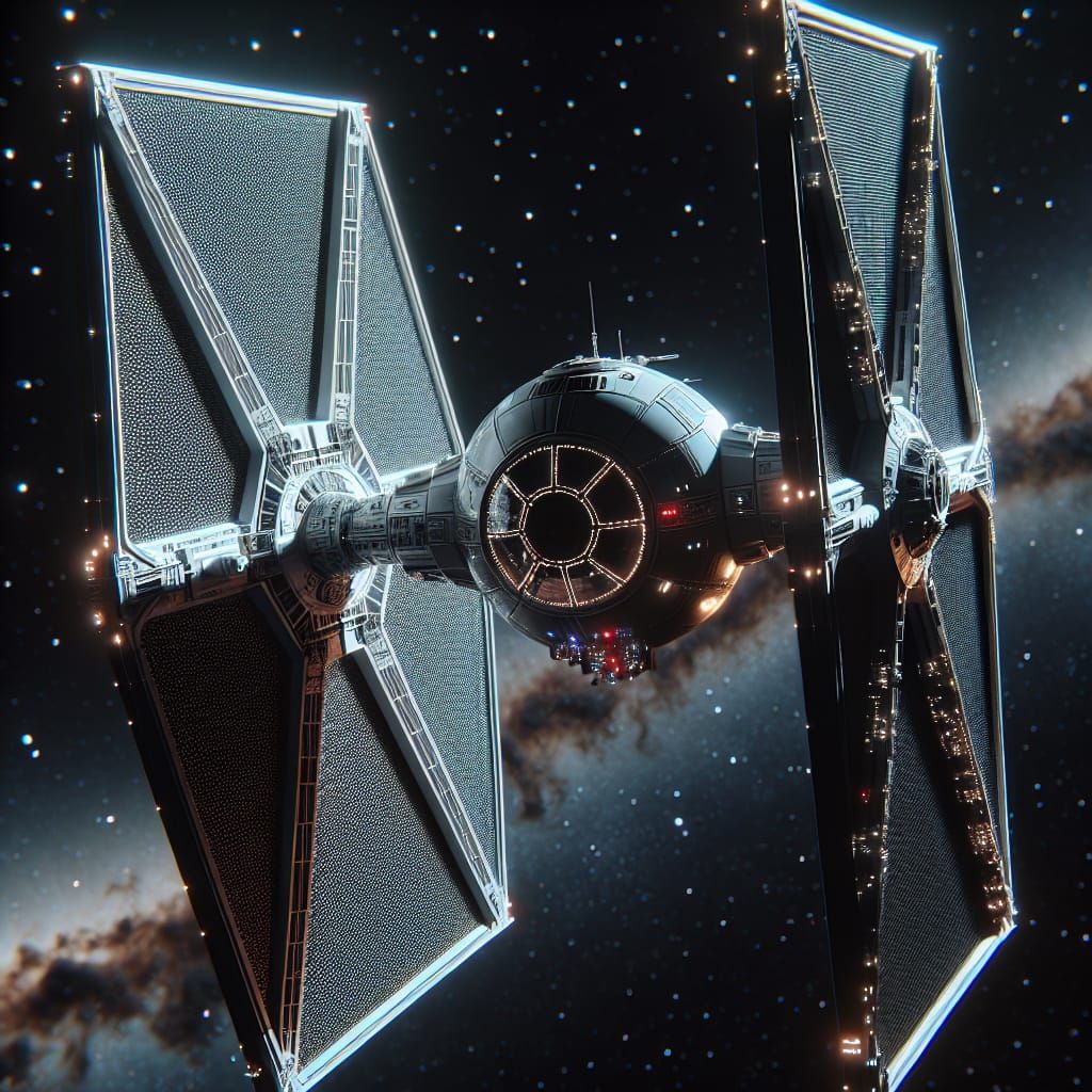 Stealth Tie Fighter  by @Huntaer87