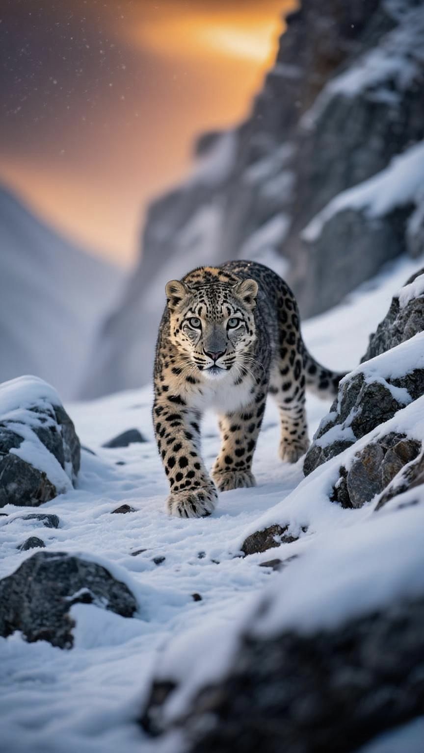 The snow leopard