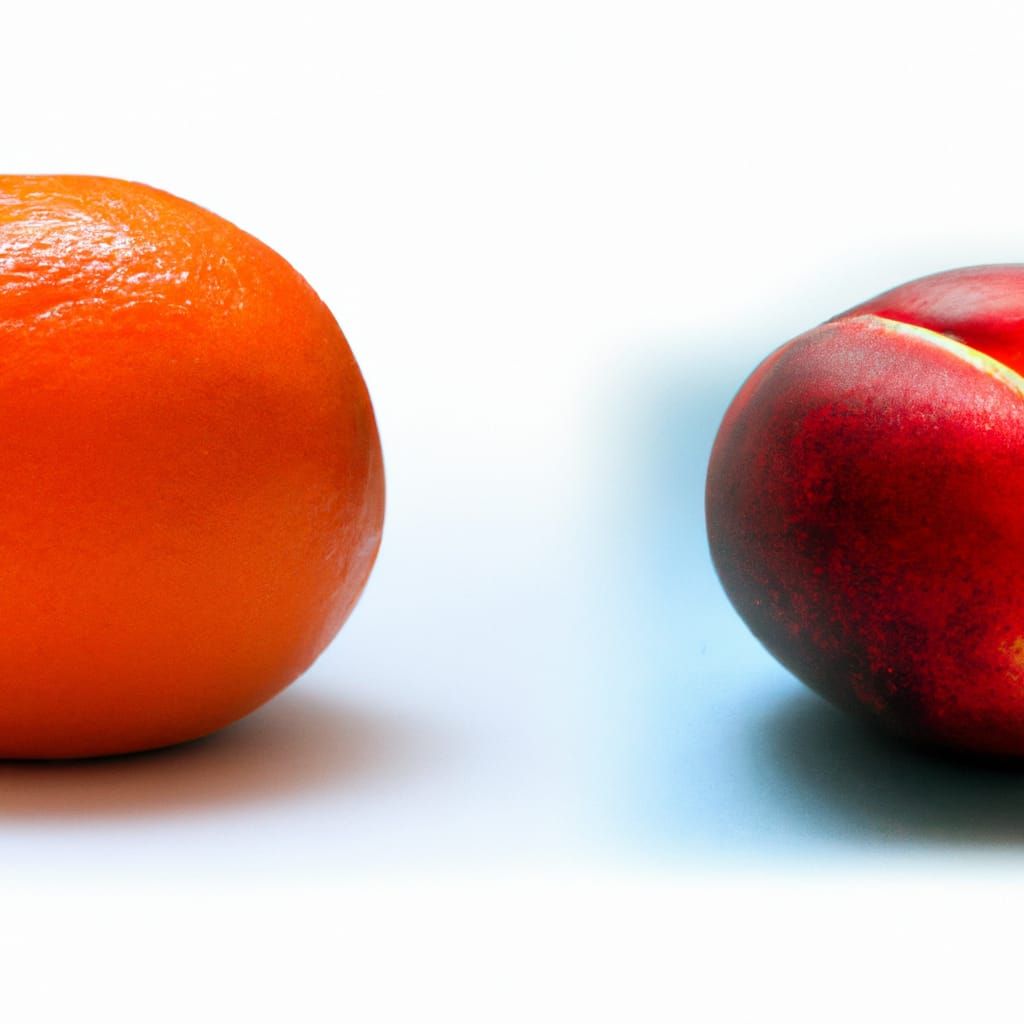 Tangerine Dream vs Nectarine Nightmare AI Generated Artwork