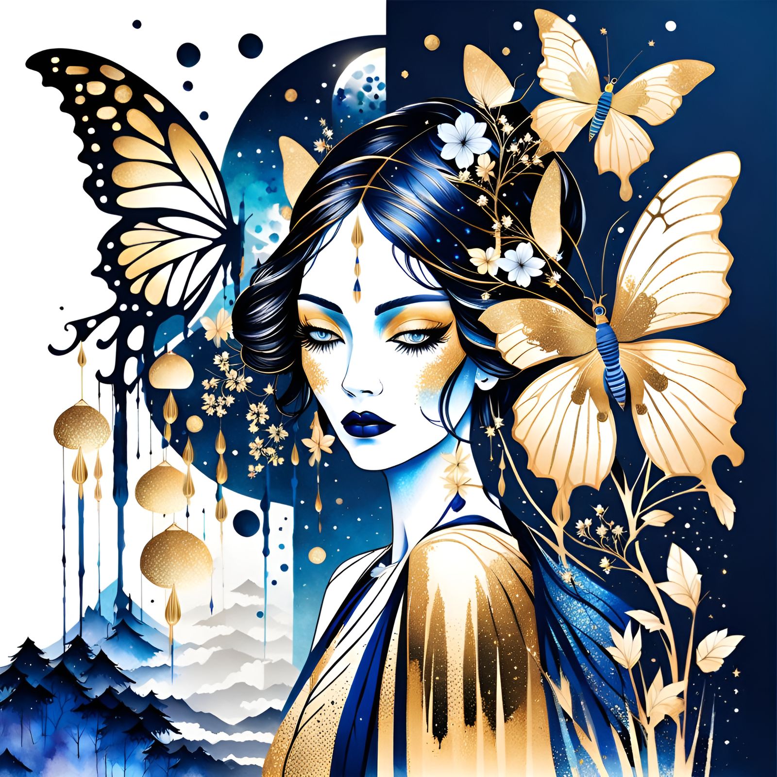 Kissed By Butterful Beauty.  by @Masterplayer