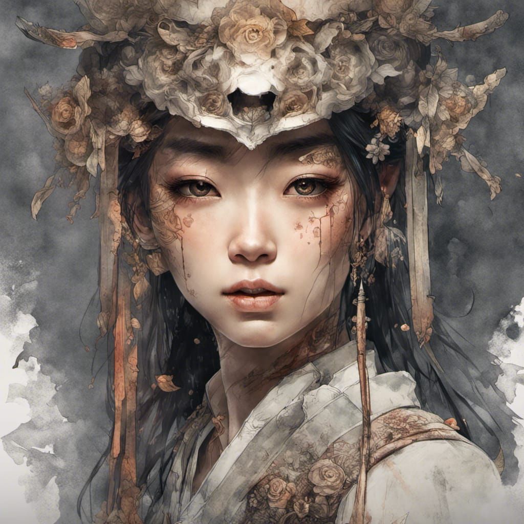 Japanese Maiden - AI Generated Artwork - NightCafe Creator