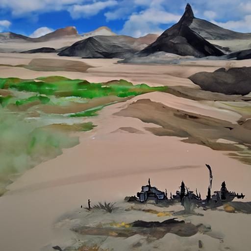 Desolate wasteland