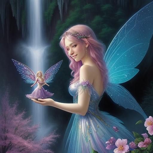 Amazingly Stunningly Beautiful colorful fancy fantasy fairy with ...