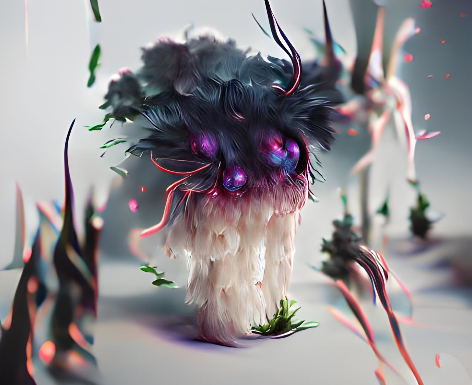 Fluffy Eldritch Mycelium Monster