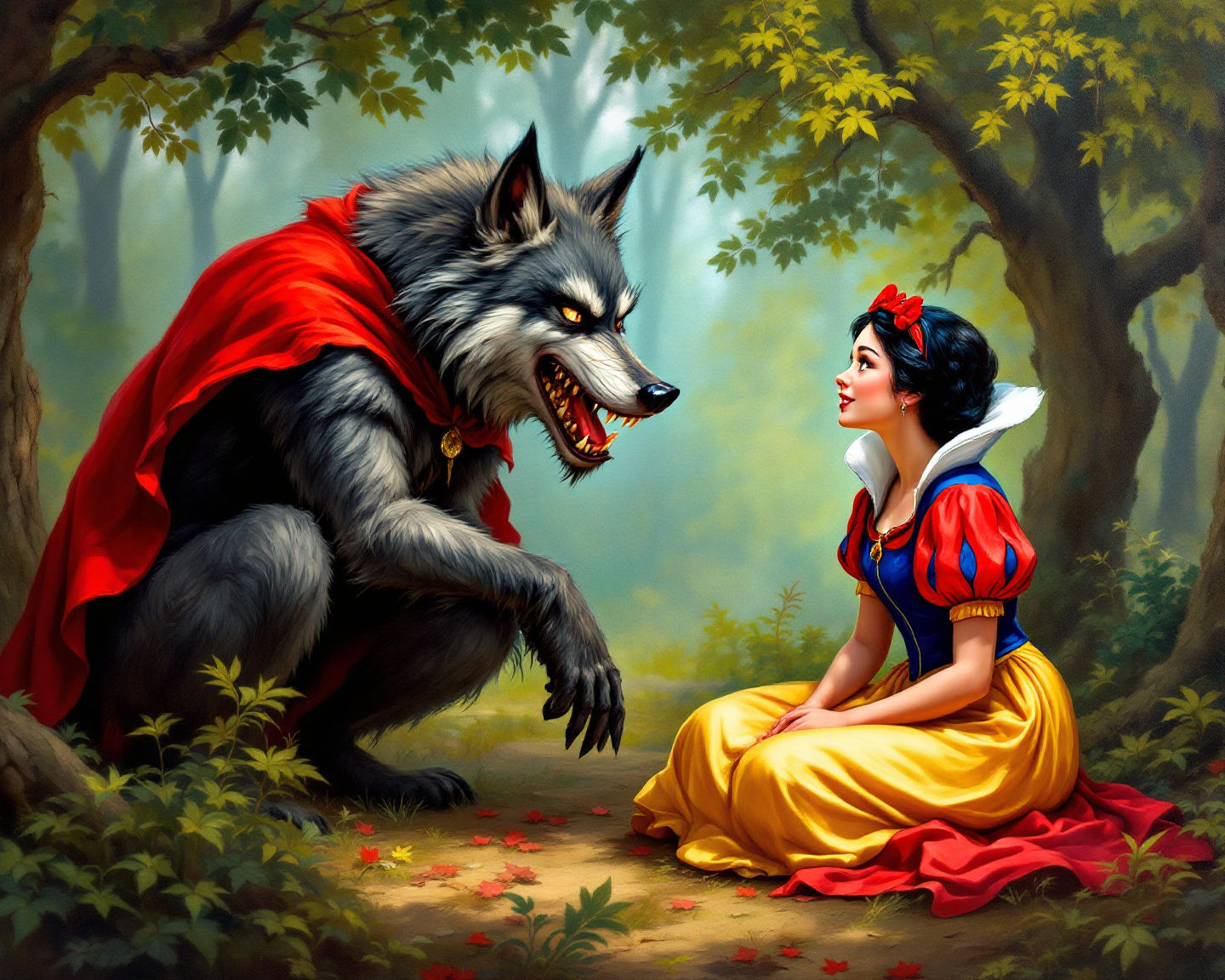... with a red riding hood ? ...