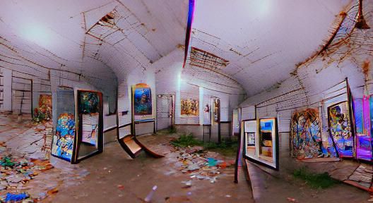abandoned art gallery