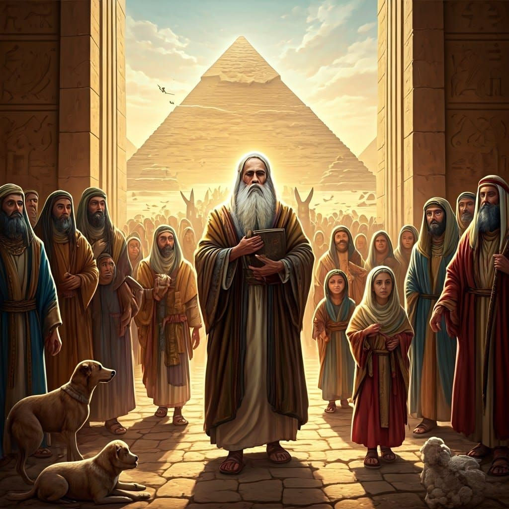 "יציאת מצרים"
"ולכל בני ישראל לא יחרץ כלב לשונו"