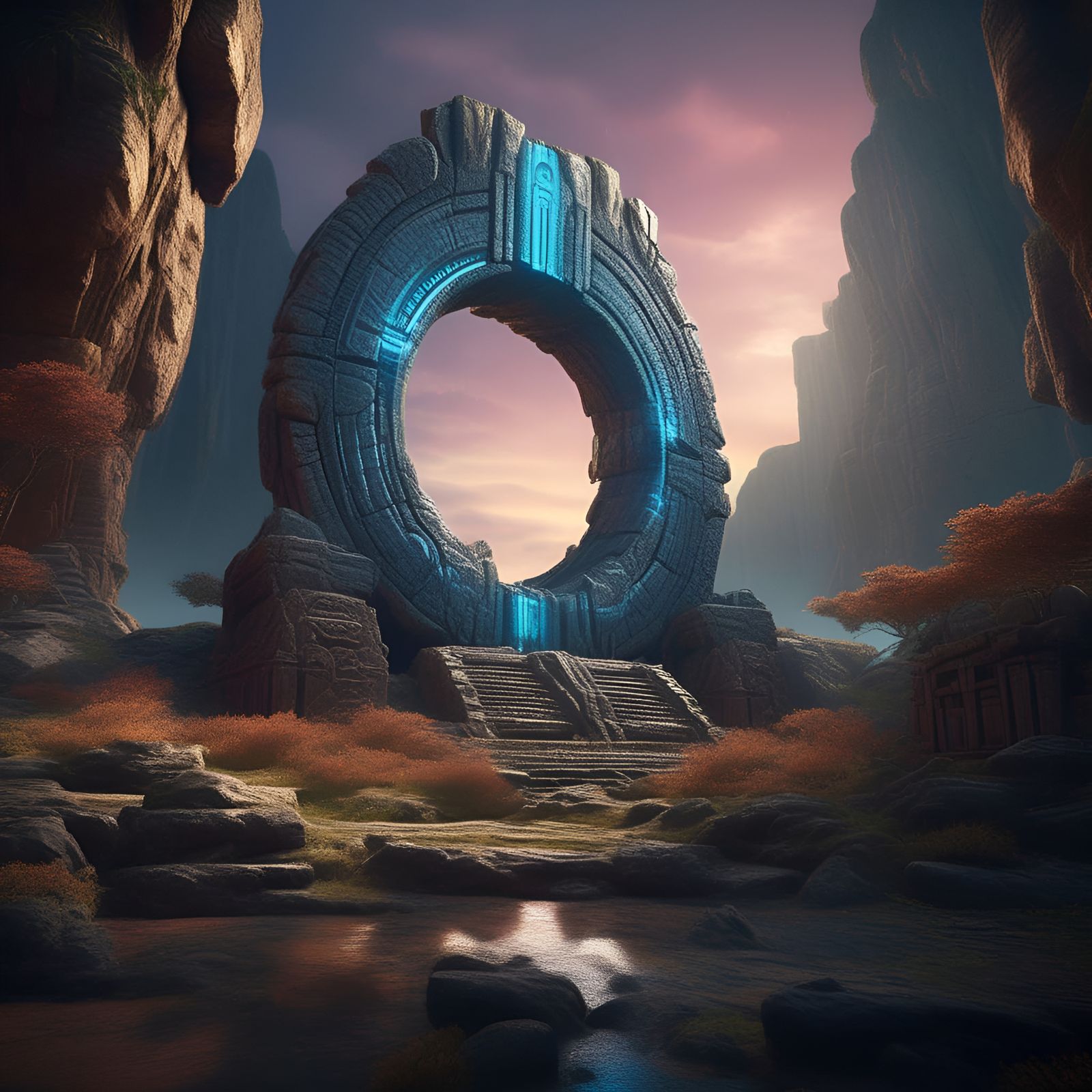 Ancient megalithic Stargate   by @Josephonicus 
