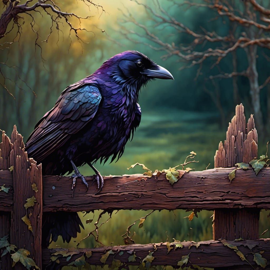 Ravenous Raven   by @MidnightArtCafe