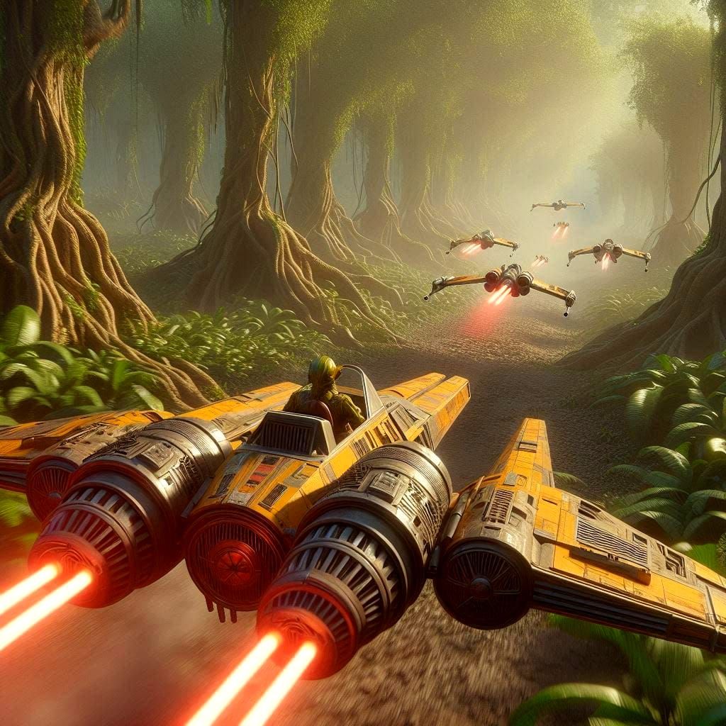 Rebel patrol on Arbra  by @yoda69