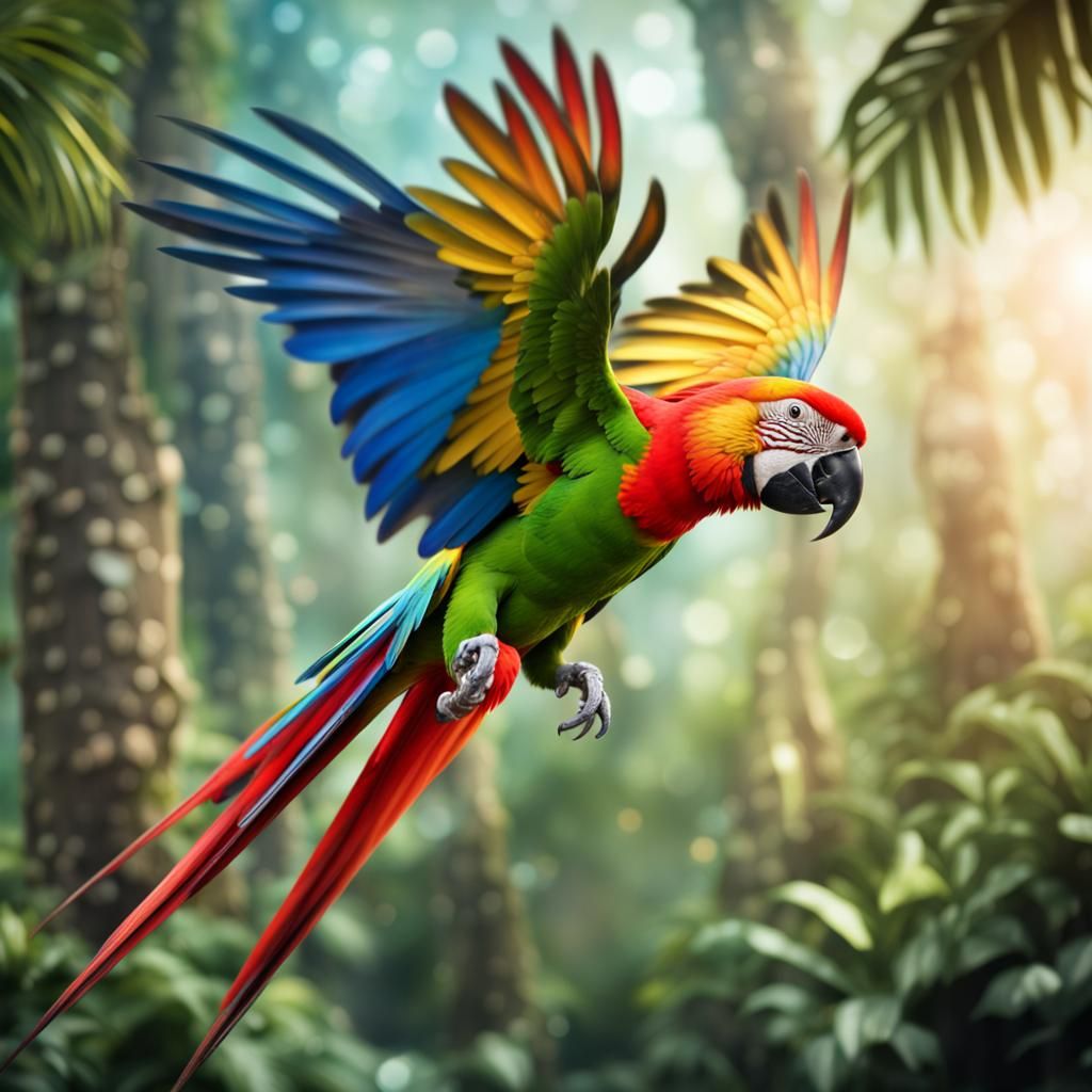 Polly the Parrot  by @Znarf