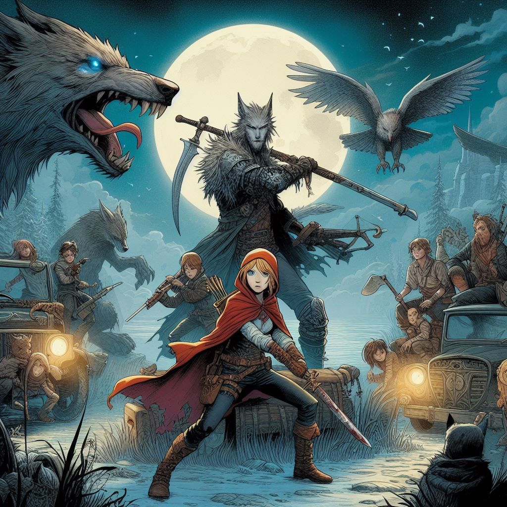 Red Riding hood vs The big bad wolf