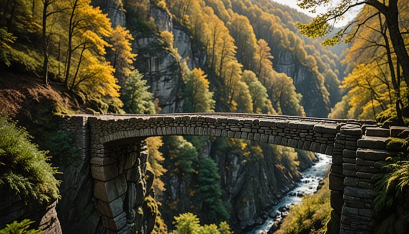bridge over the gorge