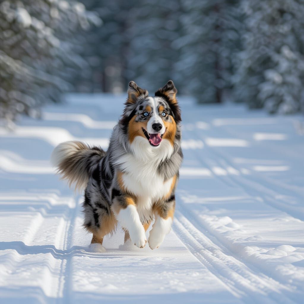 Dog Slipping on Ice: A Humorous Moment