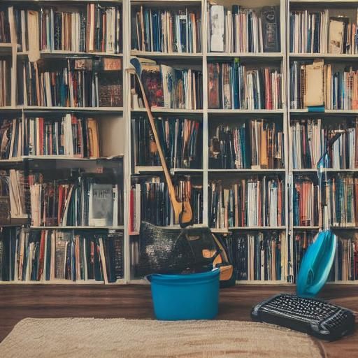 Reading a book, listening to a book, playing music, watching movies and the dreaded cleaning house