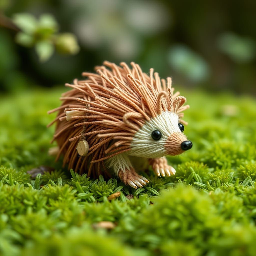 Cozy Hedgehog  by @Yanciepants