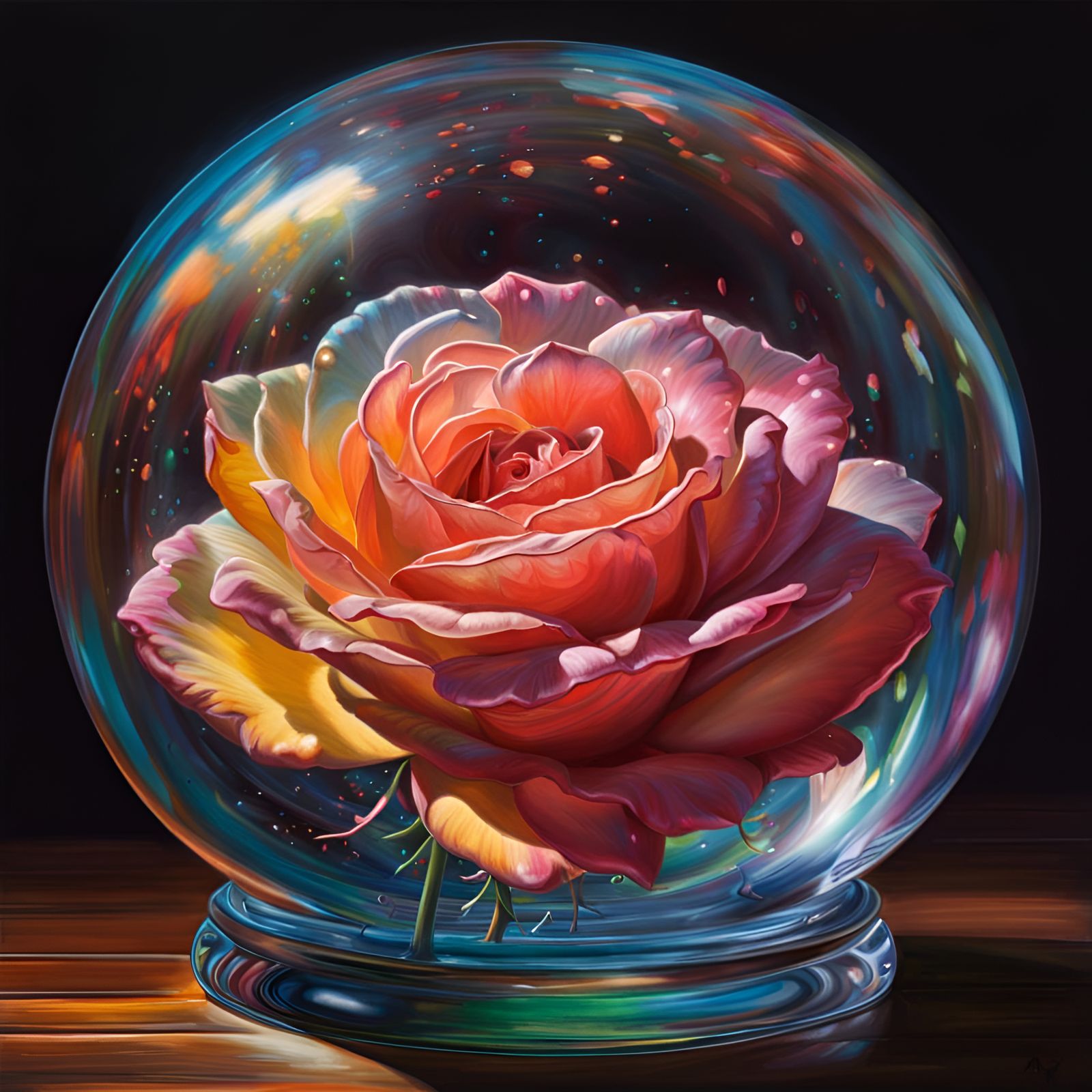 Eternal Rose   by @Thombmx