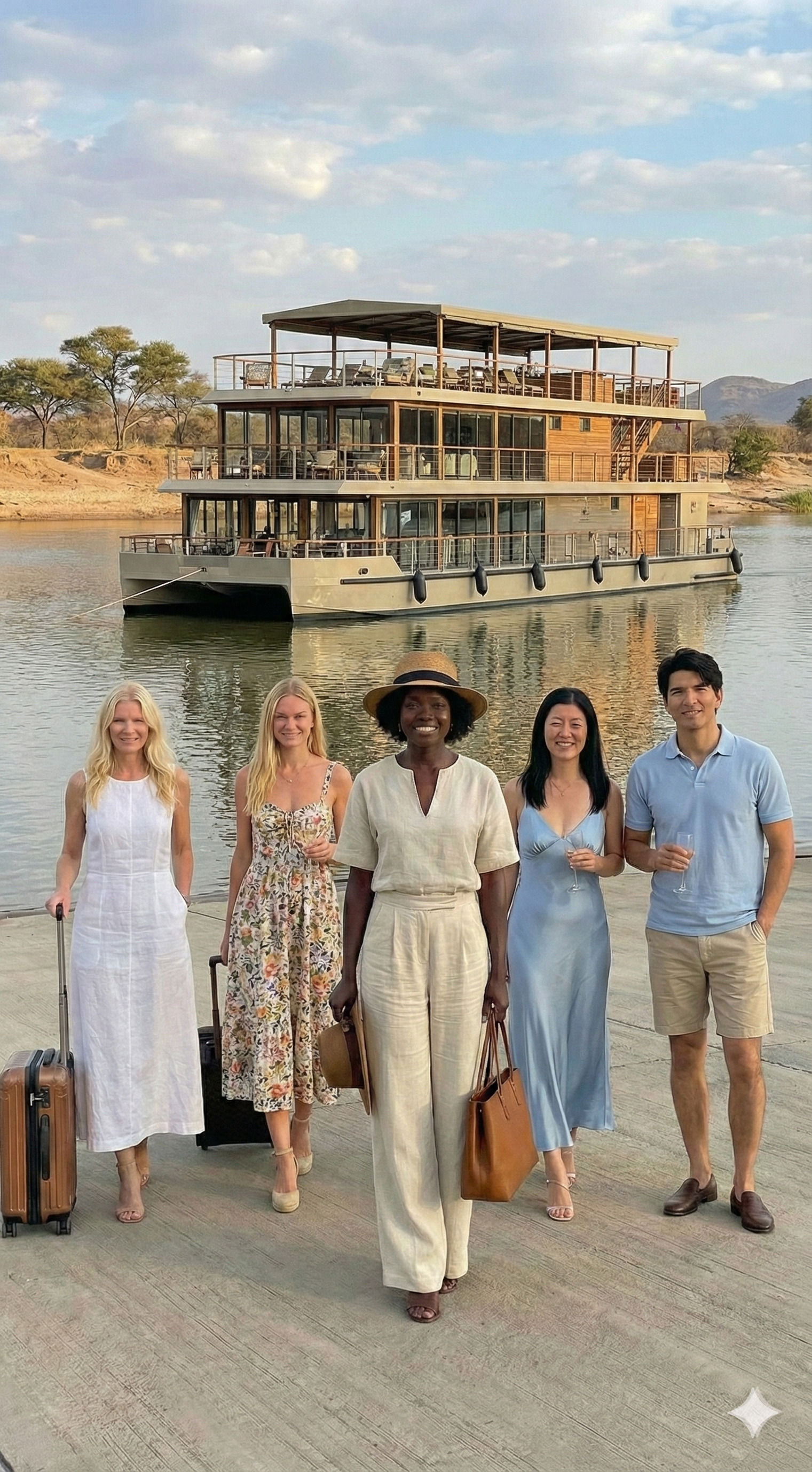 Namibia, Friends Under Vast Skies