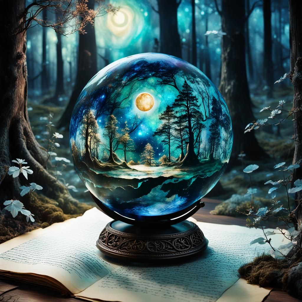 Moonlit orb  by @Neonvaporcreator