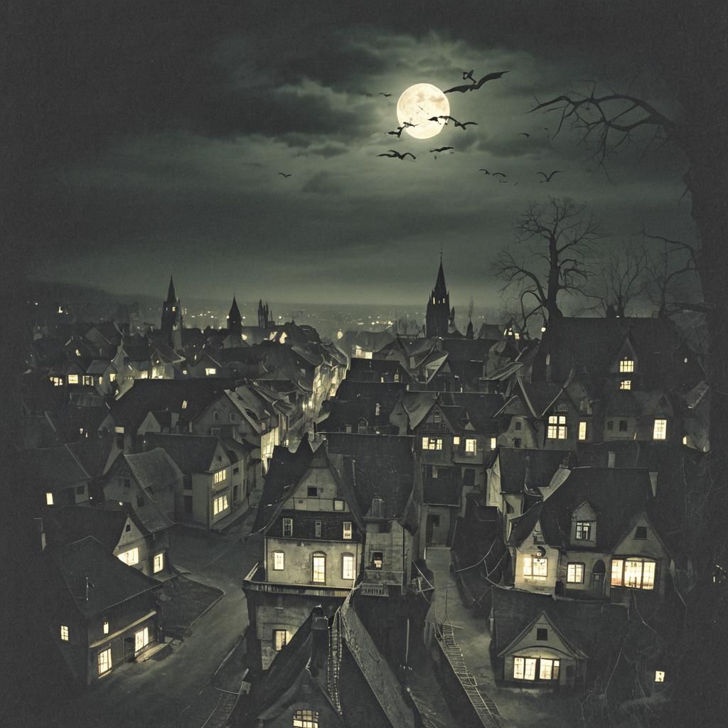 scary, madness, terrifying, dark night, bez postaci