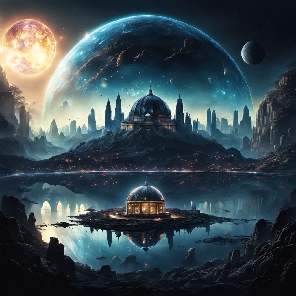 City under the dome  by @BlueCat