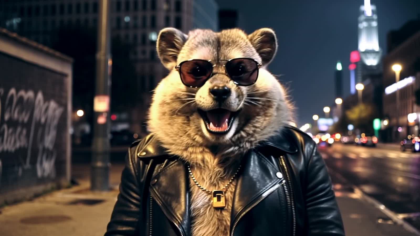 Rapping wombat dissing all the sucker MCs