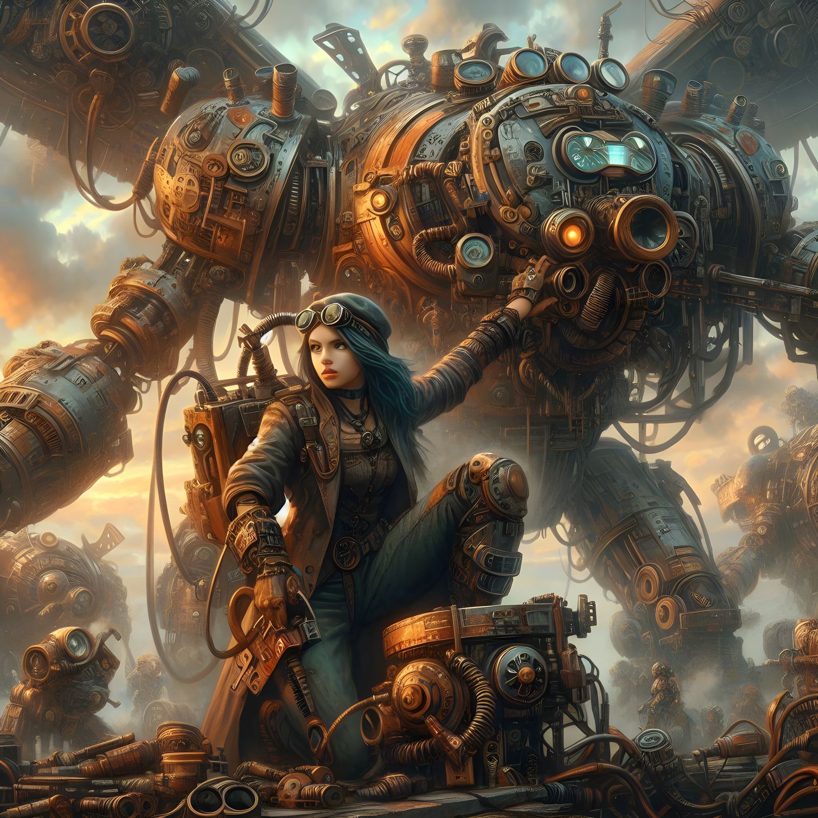 Steampunk Battle Bot