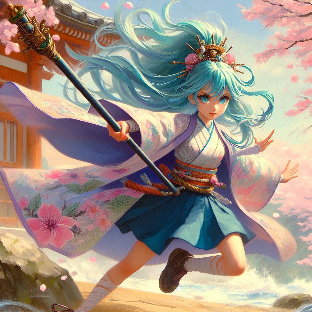 anime - fighting girl