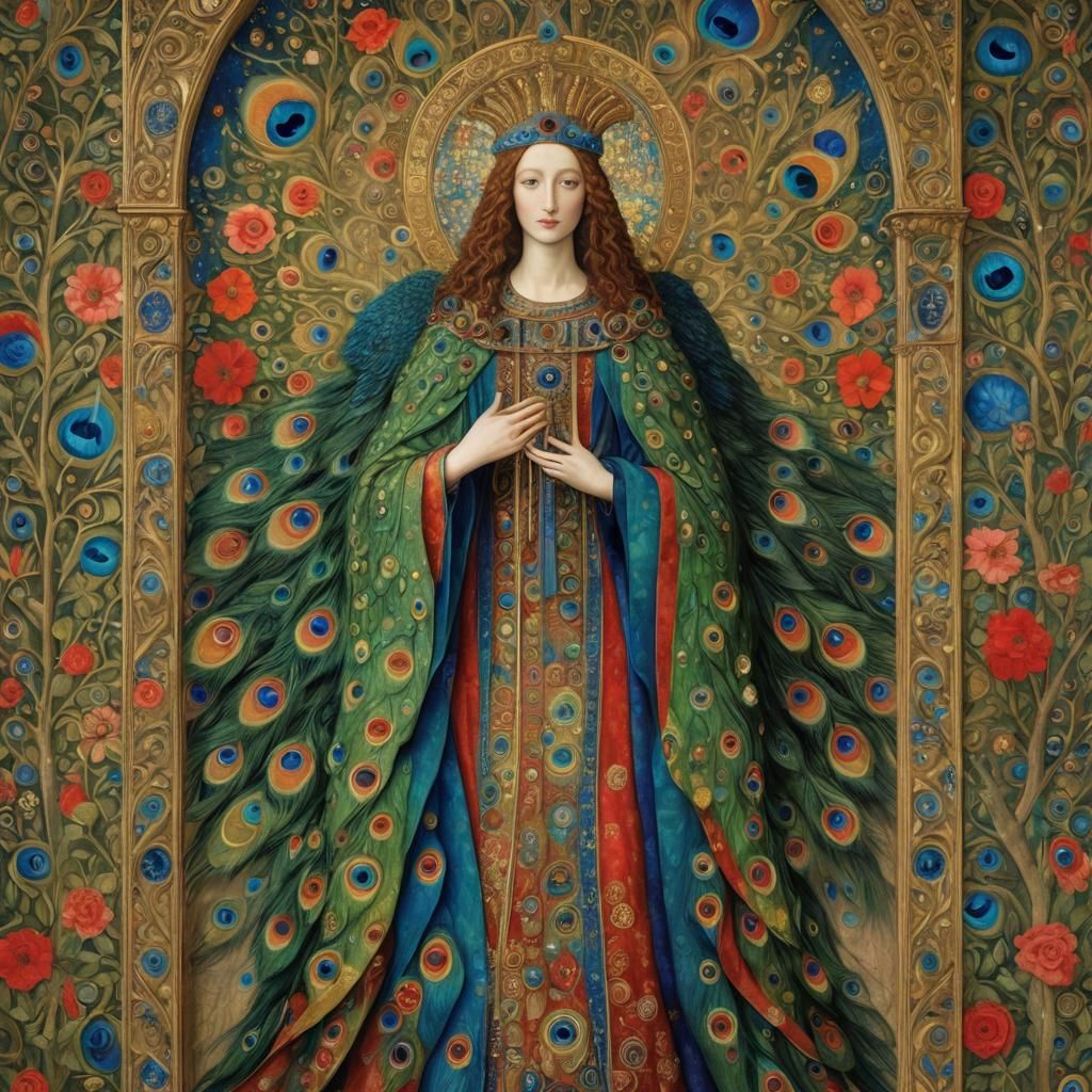 Peacock angel