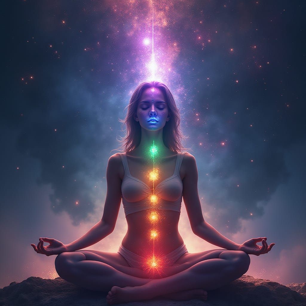 Serene Mystic in Celestial Harmony