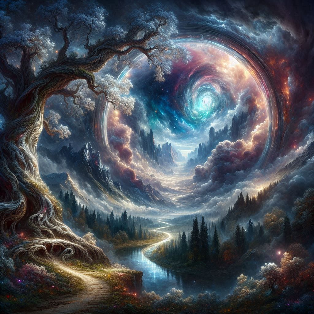 The river runs through